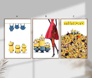 Set of 3 Poster, Minions film Classic Movie Home Decor