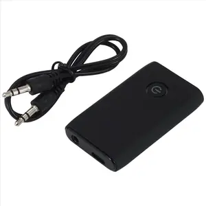 Bluetooth 5.3 Adapter for Airplane to 2 Wireless Headphones, 3.5mm Jack In-Flight Bluetooth Transmitter Receiver for TV