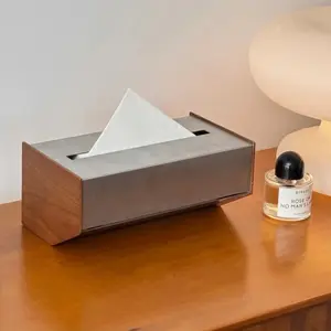 High-End Light Luxury Stainless Steel Tissue Box for Dining Table Home & Commercial Use Living Room Decorative Box Ideal for Everyday Use