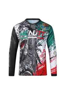 Men's Outdoor Casual Sport Long Sleeve Mexican T-Shirt, Activewear T Shirt, Round Neck, Fall Winter Base Layer, Soft Mixed Fabric, Breathable Comfort, Athletic Sports Clothing, Sport Tee, Modern Sportswear