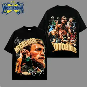 UFC Conor McGregor Retro Washed Cotton Graphic tee, Graphic t-shirts, oversized tshirt – Irish Legend Fighter Gift, Gift for fan, UFC Style