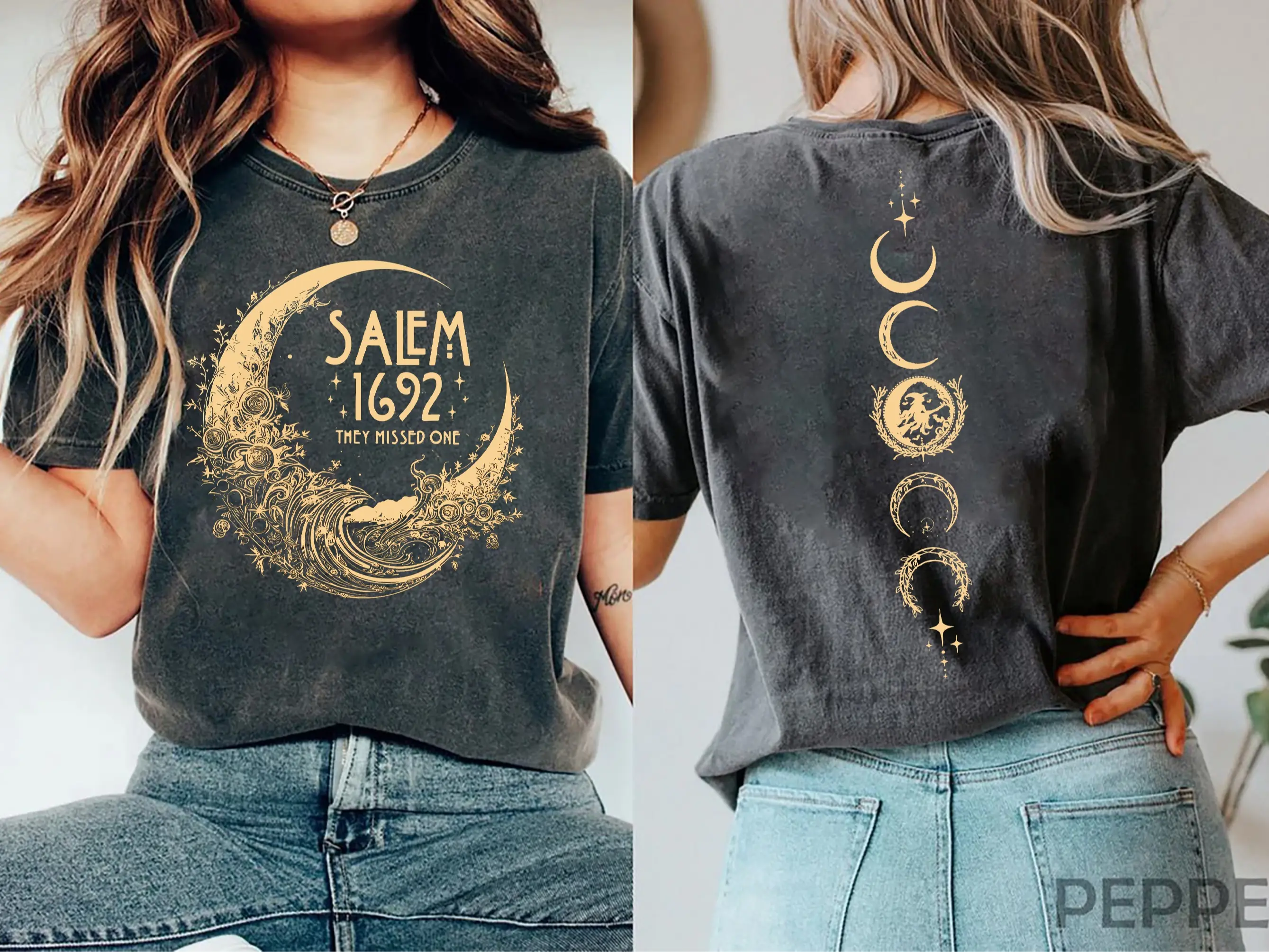 Salem Witches 1692 Shirt, Salem Massachusetts Shirt, Halloween T-Shirt, Salem Witches Sweatshirt, 1692 They Missed One Shirt, Salem Witch Trials Shirt, Retro Halloween Sweatshirt