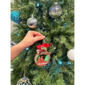 Christmas Theme Bunny Rabbit Ornaments for your Christmas Tree Decoration