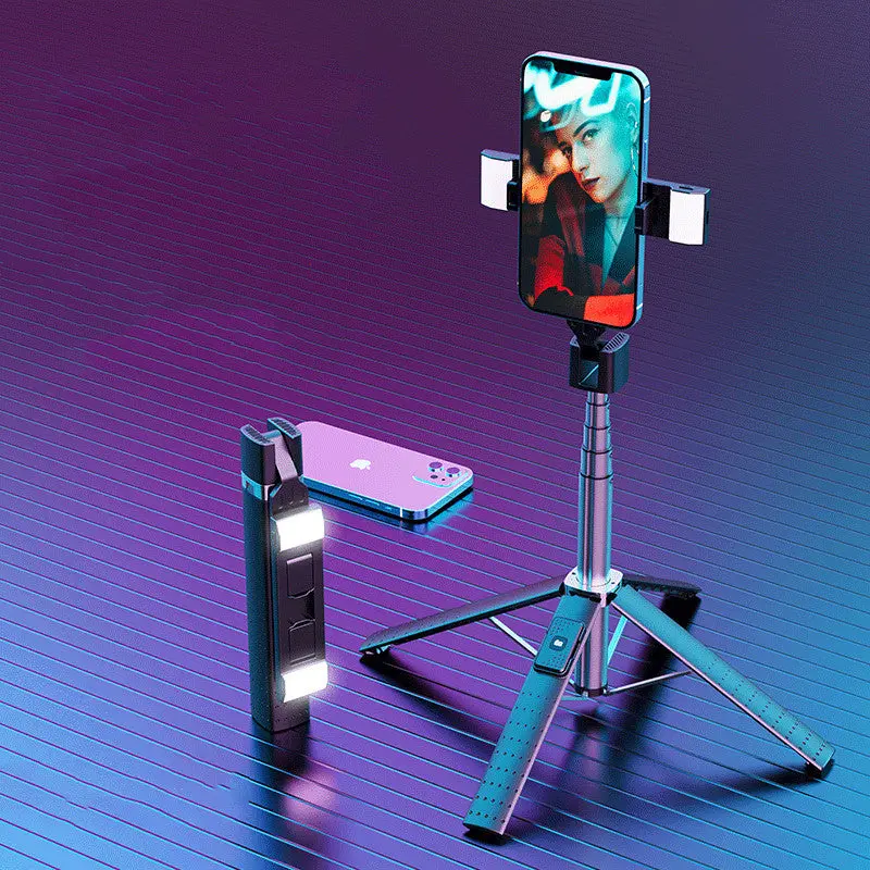 Bluetooth Selfie Stick Tripod With Dual Fill Lights