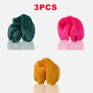 African Exfoliating Net Sponge Bundle, Ethically Sourced from Nigeria Bath Sponge Bath Sponge Shower Body Care Tool Bathroom Accessories