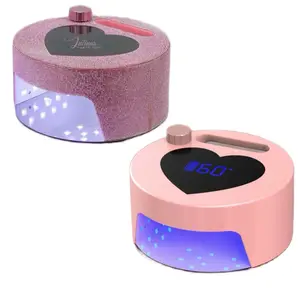 Latinas Portable LED UV Nail Dryer Machine, 90W LED UV Lights, USB Rechargeable, Suitable for Home and On-the-Go Use, Portable Design - Lightweight Manicure