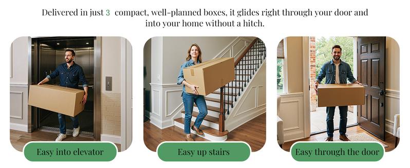 【Ships in multiple Boxes】AMERLIFE 130 inch Cloud Couch Sectional, No-Assembly Modular Sectional Sofa with 83.5 inch Deep Chaise, Oversize Cloud Couch for Living Room