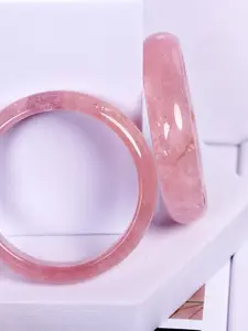 Madagascar Natural Crystal Women's Bracelet, Round Circle Design, Elegant Fashion Accessory, Perfect Gift for Her