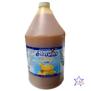Mayson's - Mango Puree (Restaurant Style) 1 Gallon, makes 75+ Drinks (Greate for Cocktails & Smoothies)