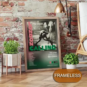 The C-Clashs  Poster Music Album Modern Art 2D Poster, Artistic Sublimated Prints Suitable For Bedroom Living Room Decor. Vibrant Colors, Clear Images Ideal For Home Office Decor.