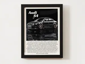 Audi B7 S4 Poster