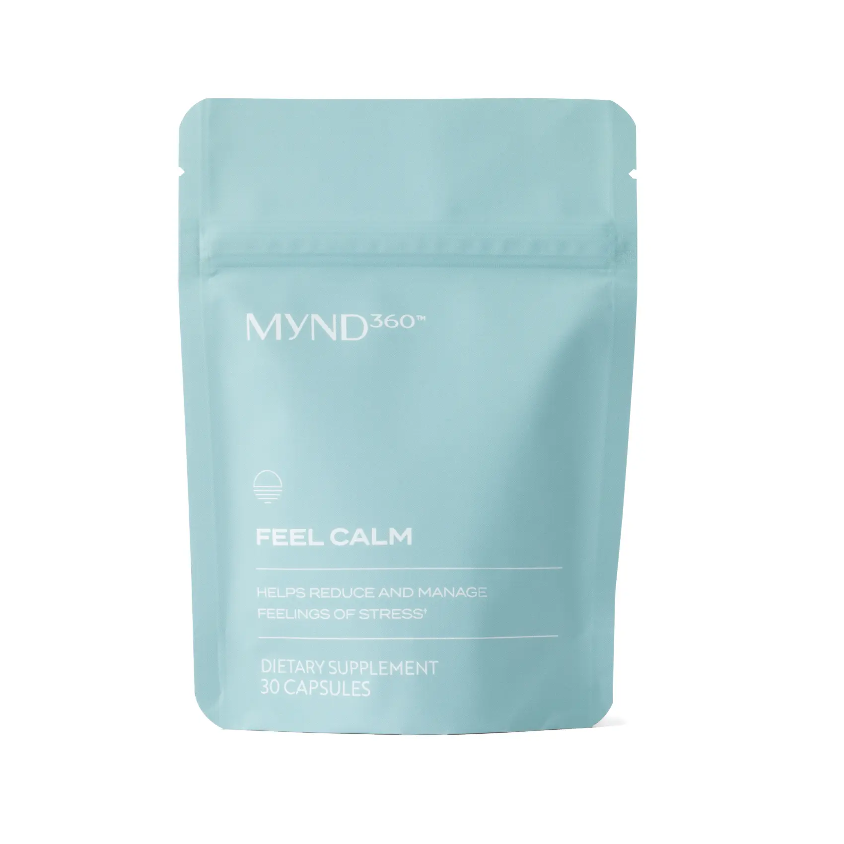 MYND360 Feel Calm | Natural Stress Relief with Adaptogens & Botanicals | Daily Mood Support Supplement