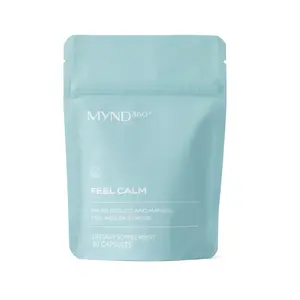 MYND360 Feel Calm | Natural Stress Relief with Adaptogens & Botanicals | Daily Mood Support Supplement