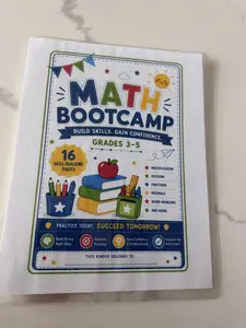 Math Bootcamp | Reusable Math Workbook | Addition, Subtraction, Multiplication & Fractions