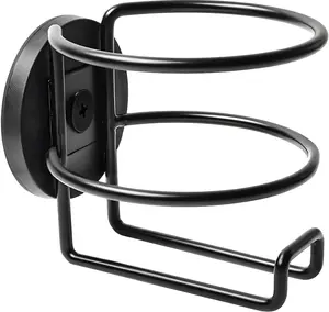Magnetic Cup Holder, Portable SUS 304 Stainless Steel Cup Caddy, Magnetic Cup Drink Holder for Bus Tractor Truck Mower Refrigerator Treadmill, Side Mounted Cup Holder on Metal Surface DXNQ