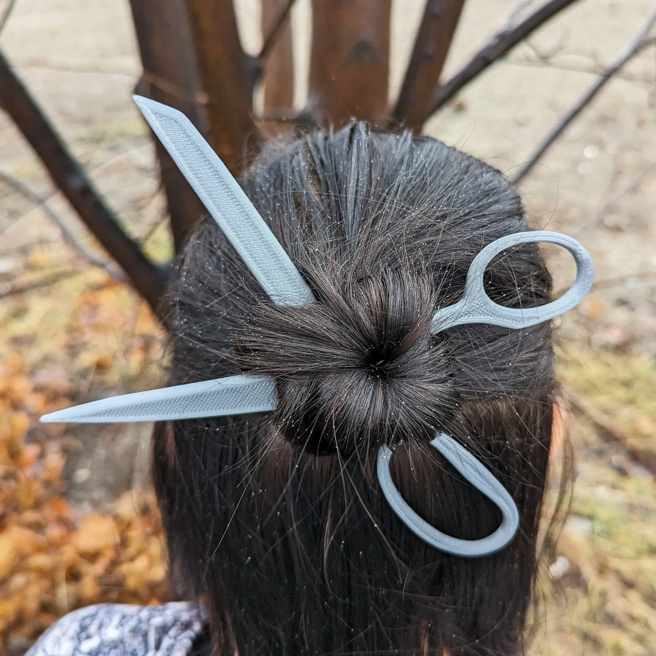 Bundle of 2 NWOT Scissor Hair Pins Hair Stylist Scissor Hair Pins, Set of 2, Personalized Gift  main image 2