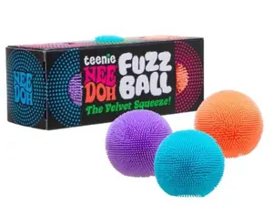 Fuzz Ball 3-Pack – Sensory Fidget Toy with Velvet Texture – Soft Squishy