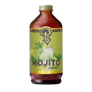 Mojito Syrup organic cane sugar mint and lime for refreshing beverages.  Add a splash of flavor to enhance the routine.