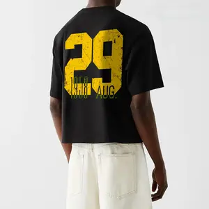 Max Heavyweight Oversized Short Sleeve, Cotton Cropped Tee, Casual Crewneck Tshirt, Mens Graphic Tees, MeJend Boxy tee