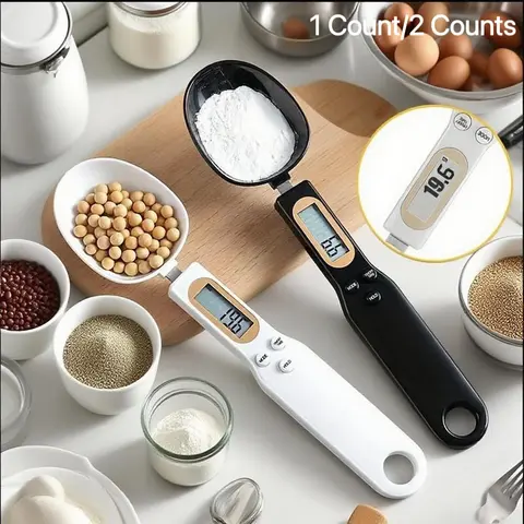 High Precision Kitchen Scale Spoon or Electronic Scale, Creative Digital Display Measuring Spoon, Compact Kitchen Scale for Cooking Baking, Food Measuring Tool
