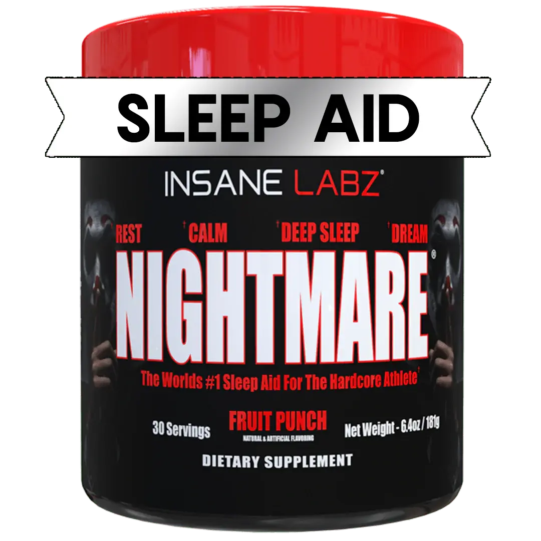 Insane Labz Nightmare Sleep Aid | Advanced Nighttime Recovery Powder | Sleep Quality & Muscle Repair
