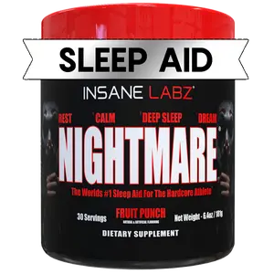 Insane Labz Nightmare Sleep Aid | Advanced Nighttime Recovery Powder | Sleep Quality & Muscle Repair