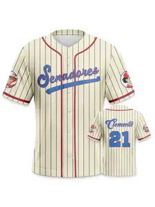 Royal Stripe Baseball Jersey, Men's Fashion Sports Shirt, Comfortable Fabric, Perfect for Sport Training, Ideal Gift for Sports Fans