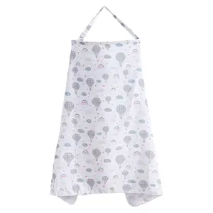 Women's Nursing Towel, Maternity Balloon Print Mom Nursing Cover, Lightweight Starry Design, Soft Breathable, Perfect for Pregnancy