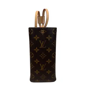 Pre-owned Louis Vuitton Canvas Small Leather Goods Monogram Glasses Case