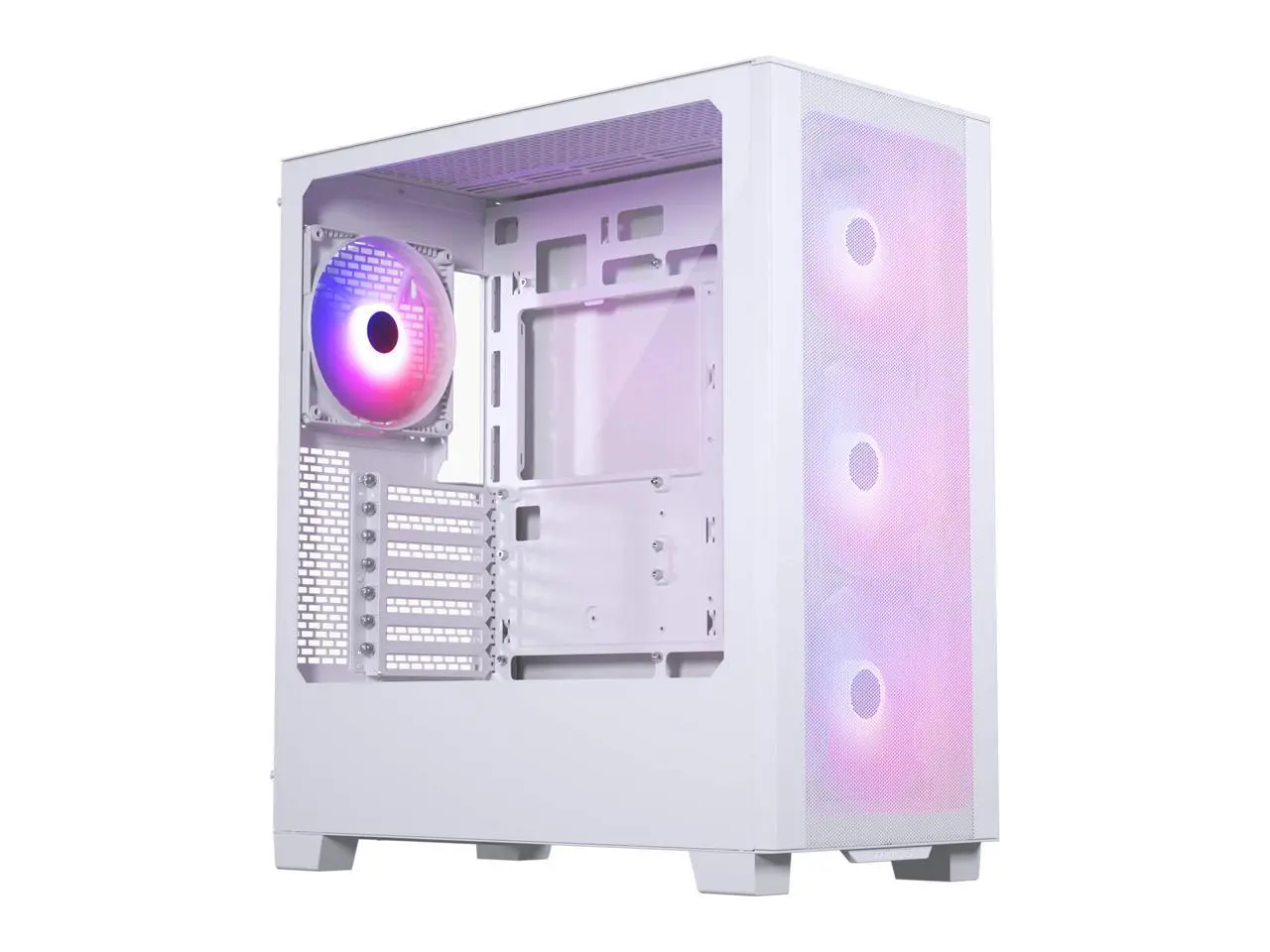 Phanteks XT Pro Ultra, Mid-Tower Gaming Chassis, 4x M25-140 DRGB Fans Included, High Airflow Performance Mesh, Tempered Glass Window, USB-C 3.2 Gen2, White