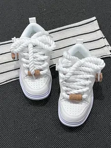 Men's Canvas Shoes, Outdoor Street Trendy Classics Sneakers, Unisex Lace-Up Casual Athletic Walking Sports Shoes, Anti-Slip Wear-Resistant, All Seasons, Trainer