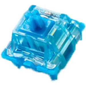 Phantom Blue Clicky Keyboard Switches, RGB LED 60gf Key Switches for MX Mechanical Keyboard(Blue, 110 count)