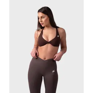 Evolve Backless Sports Bra - Brown