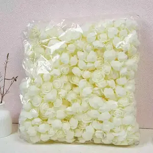 Artificial Foam Rose Head, 500pcs Simulation Foam Rose Flower, Fake Flower Head for DIY Craft, Home Decor Supplies, Artificial Roses