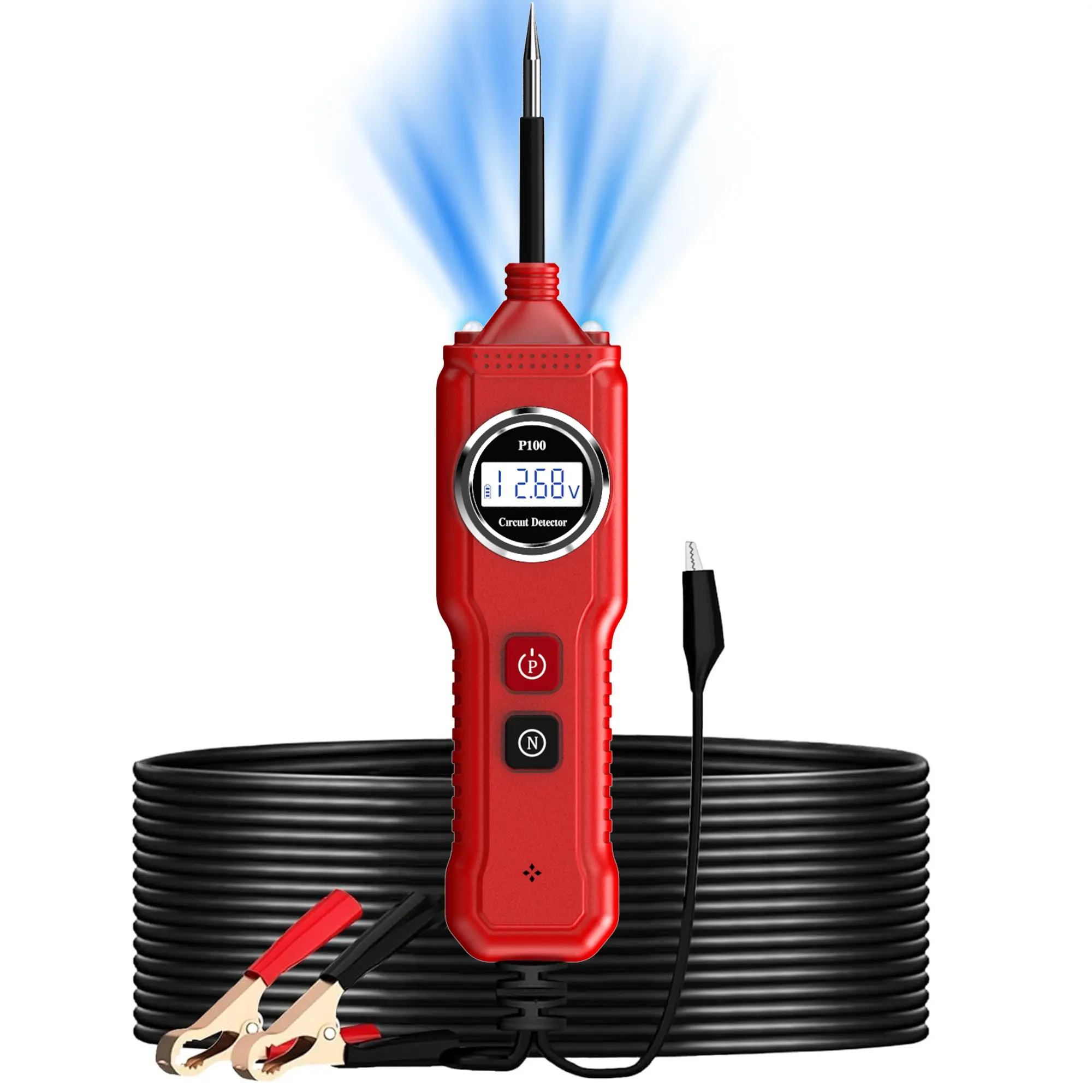 Car Power Circuit Probe Tester, 3.5V-36V DC Multifunctional Car Circuit Tester, Power Fuse & Voltage Tester with Test Light, Automotive Circuit Breake Finder Tool for Continuity Testing, Diagnostic Tool