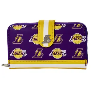 Loungefly NBA LA Lakers Logo Snap Wallet