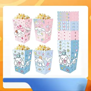 Cinnamon Dog Popcorn Box Packaging Bucket Chicken Rice Snack Box Candy Packaging Foldable Box French Fries Container