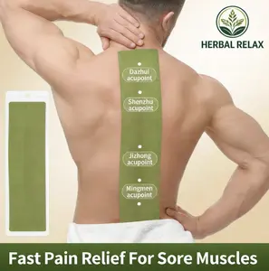 Easy to use herbal vertebra support backrest, 7 pieces per box, natural herbal relax back and spine, comfortable warm support, daily heat therapy, suitable for busy lifestyles, home or outdoor use comfort for Relaxation body