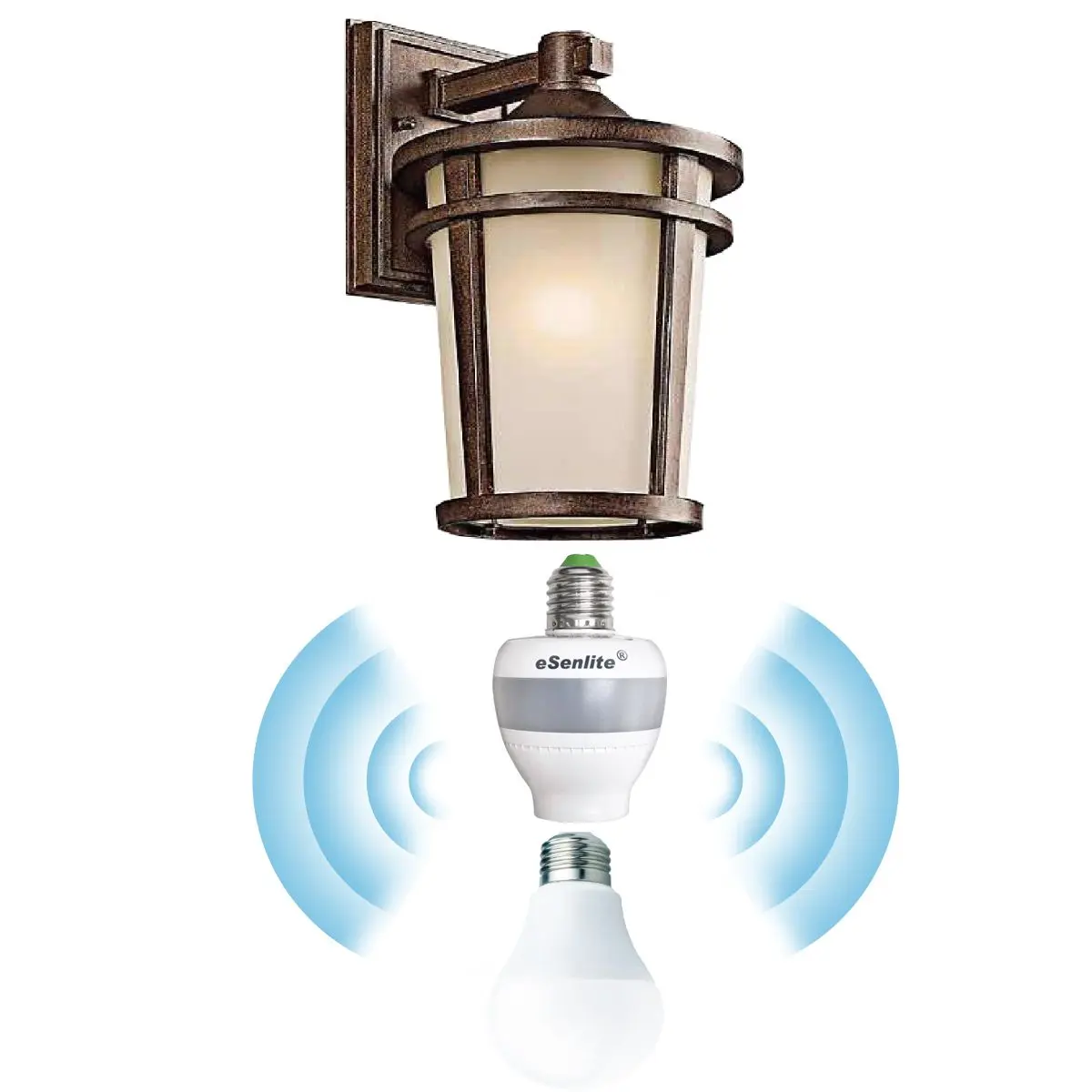 eSenlite Invisible Motion Activated Screw SMART Bulb Sockets Series
