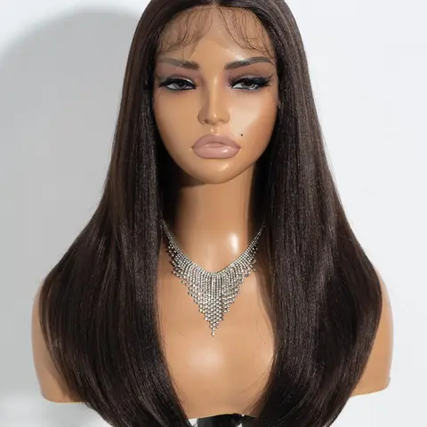 22 Inch Short Straight Wigs for Women, Gorgeous Fluffy Wigs without Bangs, Fashion Wig, Synthetic Lace Front Wigs for Party, Daily Use, Lace Frontal Wigs, Lace Hairline Wig