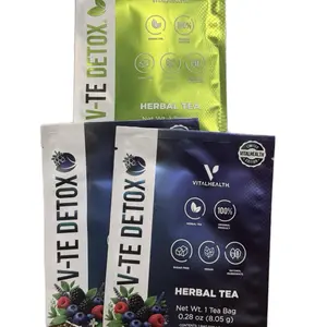 V-TE DETOX Bundle - 2 Té de Frutos Rojos + 1 Té Original de Regalo (Pack de 3)