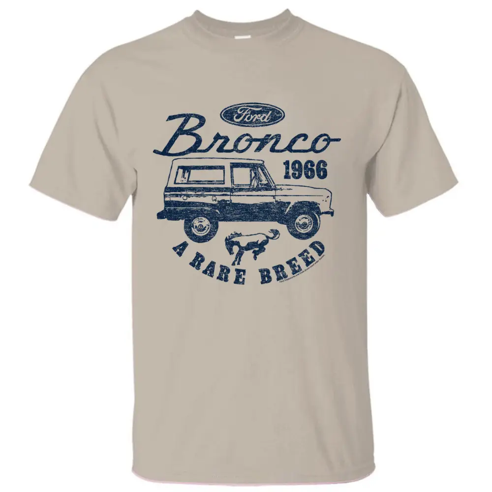 Ford - Bronco A Rare Breed 1966 T-Shirt, Ford T-shirt, Unisex Graphic Tee, Gift For Him, Casual Cotton Top Shortsleeve Menswear