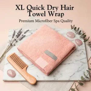 XL Quick Dry Hair Towel Wrap