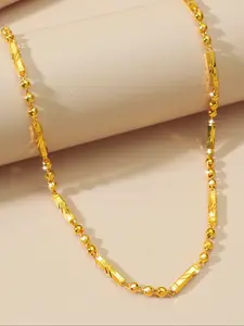 Exquisite hexagonal pillar Buddha bead necklace, adjustable design jewelry, 24K copper plated women's necklace jewelry, suitable for girlfriends to wear, exquisite gift for friends, daily gift, very suitable for Valentine's Day and weddings