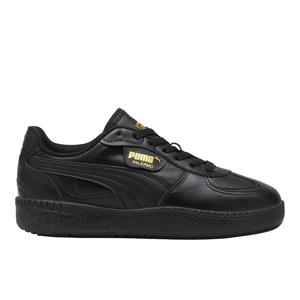 PUMA Womens Palermo Moda Leather Lace Up Sneakers Shoes Casual - Black PUMA Womens Palermo Moda Leather Lace Up Sneakers Shoes Casual - Black