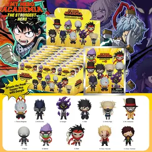 My Hero Academia Officially Licensed PVC Blind Box, 3D Figurine Bag Clip Charms, Anime Figure Keychain, Collector Kering Backpack Decor
