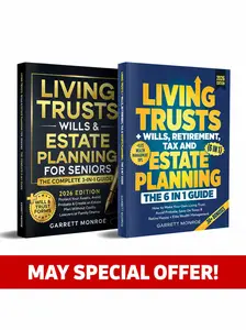 Senior Estate Planning Guide Set Living Trusts Wills Retirement and Tax Planning Books