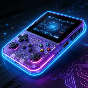 128G open source handheld game console, large screen, Handheld game console, a must-have for nostalgia enthusiasts