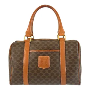 Pre-owned Celine Plastic Shoulder Bags Macadam PVC Leather Handbag