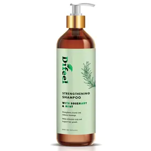 Difeel Signature Strengthening Shampoo with Rosemary & Mint 33.8 Ounce